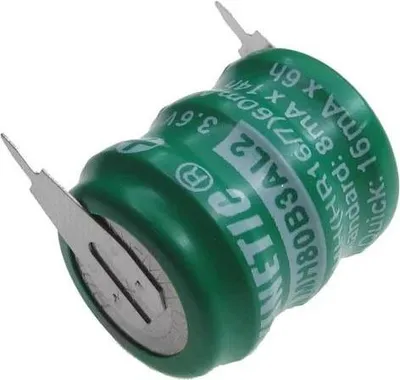 Image de AKKU 3,6 V 80 mAh NiMH 2 broches
