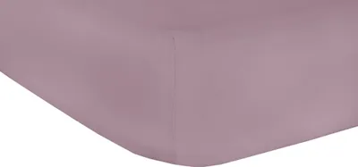 Produktbild von Mr.Sandman Elasthan Classic Topper Spannbetttuch Aubergine 160x200-210cm 220g/m²