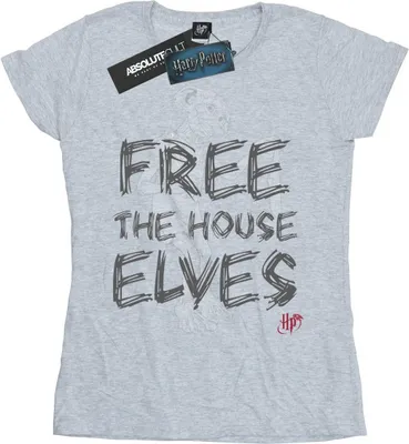 Produktbild von Harry Potter - "Free The House Elves" T-Shirt für Damen BI23048 (XXL) (Grau)