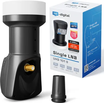 Obrázek produktu pro hb-digital LNB Single pro 1 účastníka UHD 101S černý
