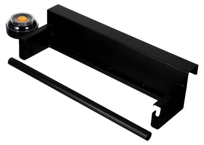 Produktbild von Wandmontierter Beutelspender aus Metall mit Halter für nasse Hände