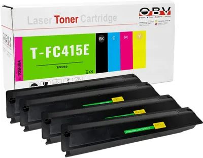 Produktbild von Kompatibler Toner T-FC415E für Toshiba, 4er-Set