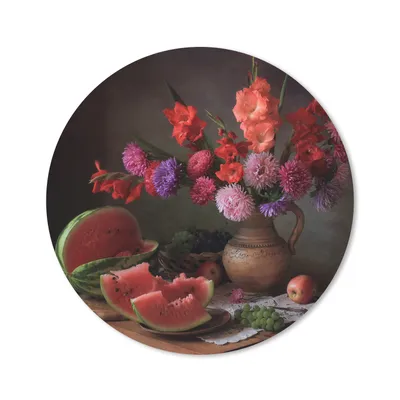 Produktbild von MuchoWow® Mauspad Mousepad Farben - Stillleben - Obst 40x40 cm - Mousepads - Maus Mat - Pad - Mausunterlage - Schreibtisch Accessoires
