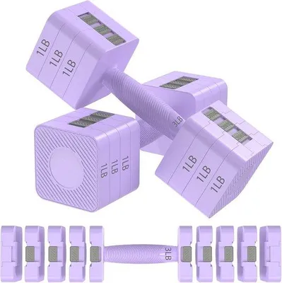Produktbild von Famanu Handgewichte Set von 2 - Verstellbar mit 5 Gewichtsniveaus