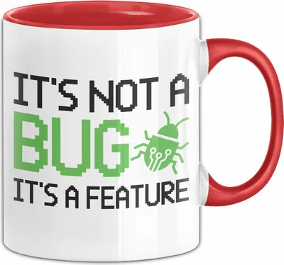 Produktbild von Lustige Informatik Tasse Witziges Informatik Kaffee-Becher Für It Techniker (Rot)
