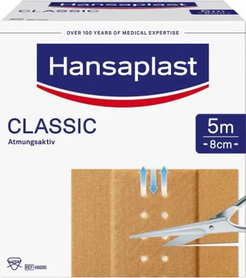 Obrázok produktu pre Hansaplast Klasická omietka 8 cmx5 m 1 ks