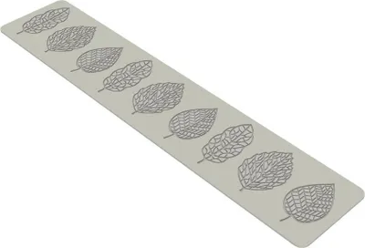 Immagine prodotto di Stampo in silicone per cioccolato e pizzo commestibile Foglie di giardino 40x8cm