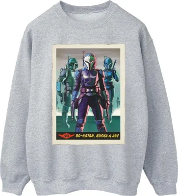 Produktbild von Star Wars - "The Mandalorian" Sweatshirt für Herren BI46586 (XXL) (Grau)