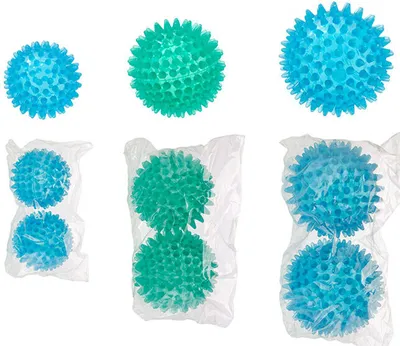 Produktbild von Gymnic Reflexball-Set (2er-Set) Farbe: Blau Durchmesser Ø: 6 cm
