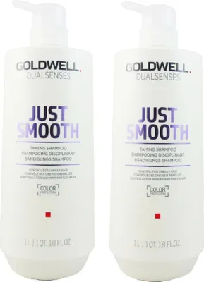 Zdjęcie produktu dla Goldwell DS Just Smooth Szampon 2x1000ml