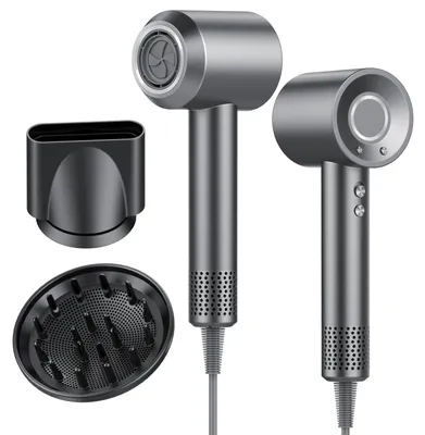 Produktbild von Haartrockner Negativ Ionen Föhn 59dB geräuscharme Thermocontrol Haarföhn mit Diffusorr