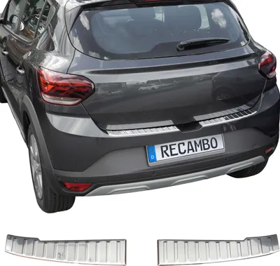 Obrázek produktu pro Nerezová chromovaná ochrana nárazníku vhodná pro Dacia Sandero III | DJF | BJ od 2021&gt