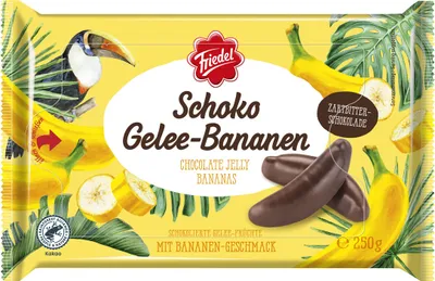Produktbild von Friedel Schoko-Gelee-Bananen (250 g)
