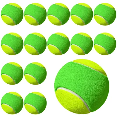 Productafbeelding van 15 Stuks Tennisballen voor Beginners, 6,3-6,5 cm