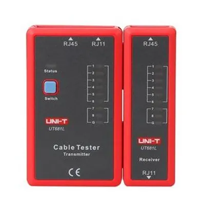 Image de Testeur de câble réseau RJ45 et téléphone RJ11, RJ12