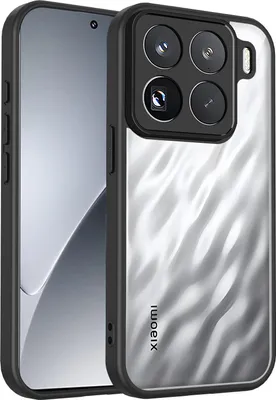 Image de Coque pour Xiaomi 15 Pro transparente avec cadre TPU, antichoc Noir