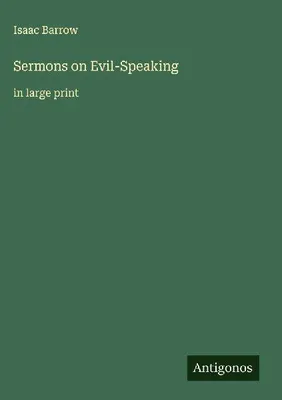 Produktbild von Sermons on Evil-Speaking