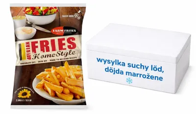 Zdjęcie produktu dla Frytki belgijskie Home Style 2,5kg - Farm Frites