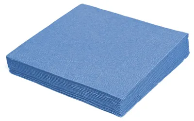 Produktbild von 250x Servietten 33 x 33 cm 1/4 -Falz 2-lagig himmelblau