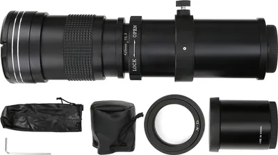 Obrázok produktu pre 420-800 mm F8,3-16 Zoom objektív s manuálnym zaostrovaním a 2x telekonvertorom pre fotoaparát s bajonetom F