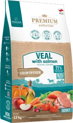 Image de Pokusa Premium Selection - Veau avec saumon | 12kg