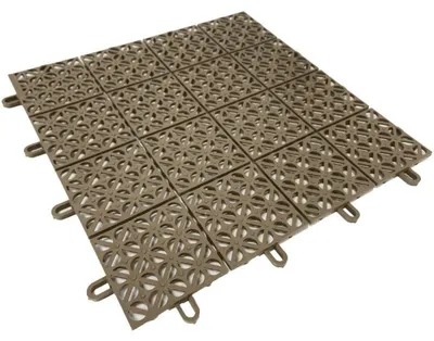 Productafbeelding van MultiFlex Tegels met Drainage, 30 x 30 cm, 11 Stuks Beige