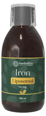 Obrázok produktu pre Lipozomálne Železo Chelát 14mg - 200 ml - Herbatica