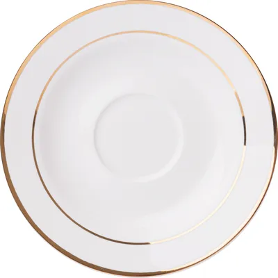 Produktbild von Porzellan Untertasse Ambition Aura Gold 12,5 cm laut Beschreibung