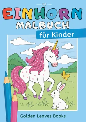 Produktbild von Einhorn Malbuch für Kinder