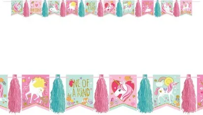 Immagine prodotto di amscan GIRLANDE UNICORN MIT QUASTEN QUASTEN