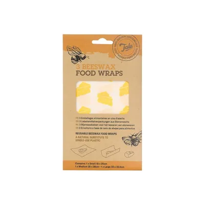 Produktbild von Wachsbeutel S, M, L - 3 Stück - CHEESE / Tala