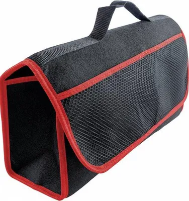 Produktbild von Famanu Kofferraumtas Organizer - Schwarz-Rot