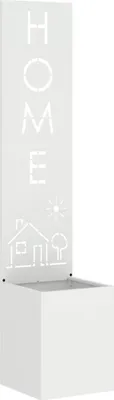 Image de vidaXL Brise-vue de jardin blanc 32 x 32 x 150 cm