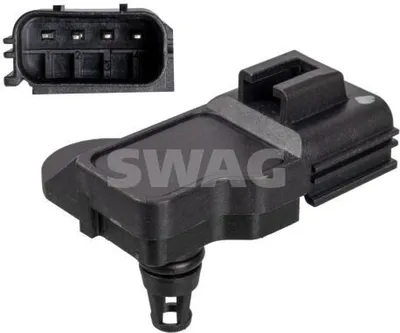 Produktbild von SWAG 55 10 6080 Ladedrucksensor für VOLVO XC60 (156) Saugrohr