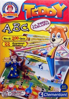 Produktbild von Clementoni Teddy ABC: Interaktives Lernspielzeug mit Sprachfunktion für Kleinkinder
