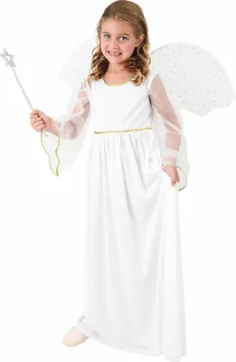 Produktbild von Kleiner Engel Kinder-Kostüm weiss - 134/140 (10-12 Jahre)