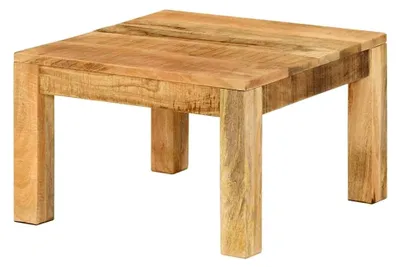 Produktbild von Couchtisch aus massivem Mangoholz 55x55x35cm