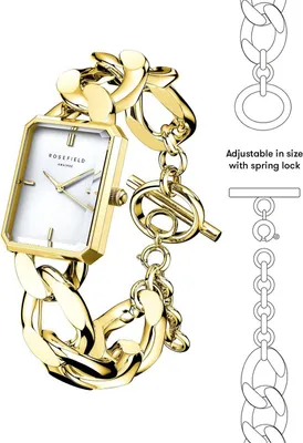 Image de Rosefield Octagon SX Studio Gold Montre pour femme
