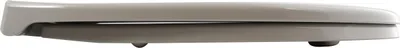 Produktbild von Spirella WC Sitz Toilettendeckel Harry mit Absenkautomatik und auf Knopfdruck abnehmbar zur Reinigung in Taupe – Easy Fix Clip System