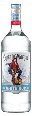 Produktbild von Captain Morgan White Rum Finest Caribbean White Rum Karibik | 37,5 % vol | 0,7 l