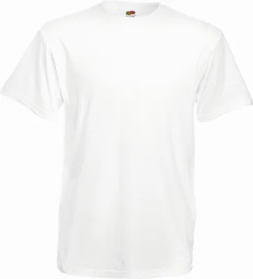 Produktbild von T-Shirt | Fruit of the Loom (FOL61212), Farbe:white, Größe:XXXL