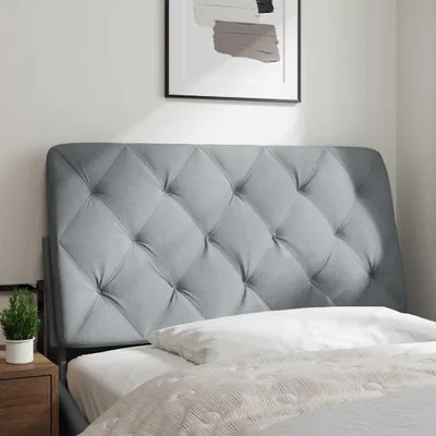 Produktbild von VidaXL 4019205, Hellgrau, Polyester, Hohlpolypropylenfaser, 100 cm, 1020 mm, 48 cm