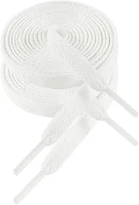 Obrázok produktu pre Biele šnúrky do tenisiek, 8 mm, balenie po 5 kusoch