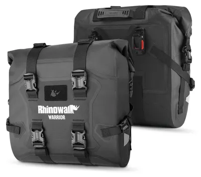 Produktbild von Motorrad Gepäckträgertasche 24-42L Wasserdicht Schwarz 2er-Set