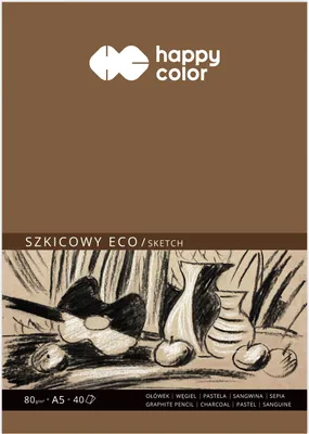 Obrázok produktu pre Skicár ECO A5 40k 80g Happy Color