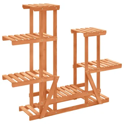 Zdjęcie produktu dla vidaXL Stojak na kwiaty 95x25x96 cm z litego drewna jodłowego