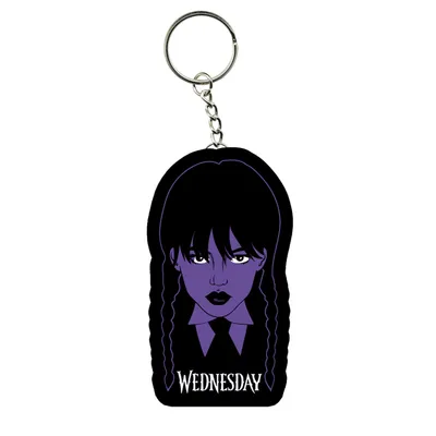 Obrázek produktu pro Klíčenka Wednesday hlava barevná