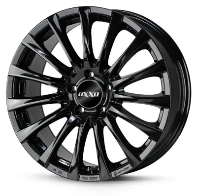 Produktbild von 19 Zoll Alufelge OXXO Elan Black 19"x8.50" 5x112 PCD ET35.5 66.6mm Felge Schwarz