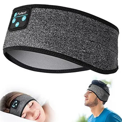 Produktbild von Schlafkopfhörer Bluetooth-Stirnband Schlafkopfhörer Sport-Kopfband Lange Spielzeit Schlaf-Headsets mit eingebauten Lautsprechern perfekt DarkGrey