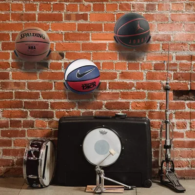 Produktbild von Wandgemonteerte Ballenhouder für Fußball, Basketball und Volleyball - Set von 2 Stück